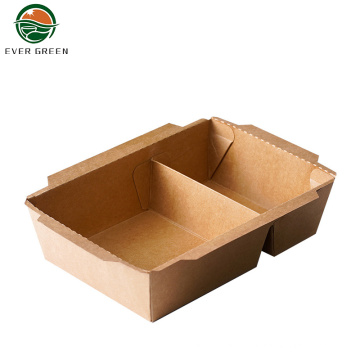 Disposable Food Grade Custom Printed Kraft Paper Bowl